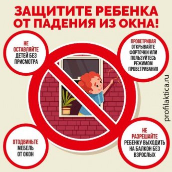 Безопасность детей. Предупреждение гибели детей до 1 года жизни в дорожно-транспортных происшествиях, при выпадении из окон.