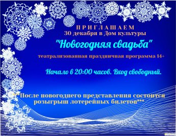 "Новогодняя свадьба"